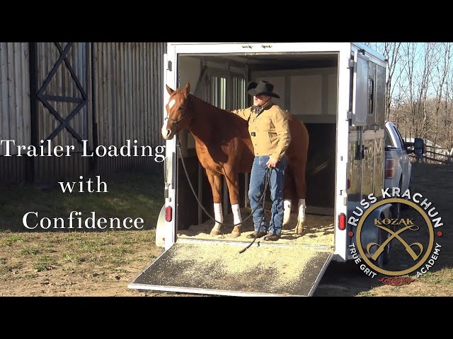 Trailer Loading with Confidence - "Grace" - Versatility Horse - Russ Krachun Kozak Horsemanship