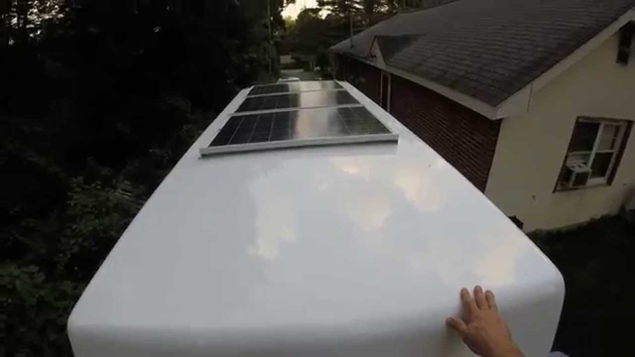 Mounting solar panels to the roof of my van YouTube