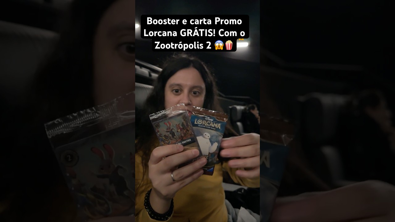FREE Lorcana booster pack and promo card! With Zootopia 2   #zootropolis2 #lorcana #disney - YouTube