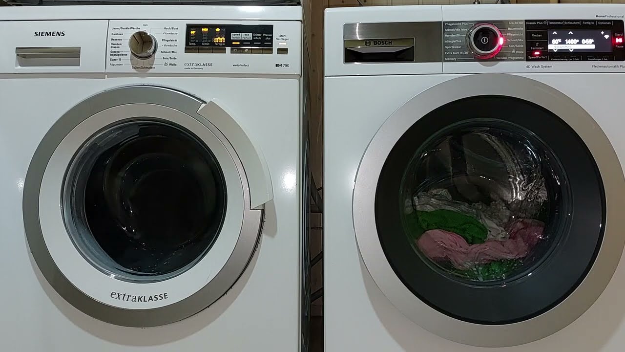 WASHRACE Siemens vs Bosch SpeedPerfect 60°C 😶‍🌫️💧🫧