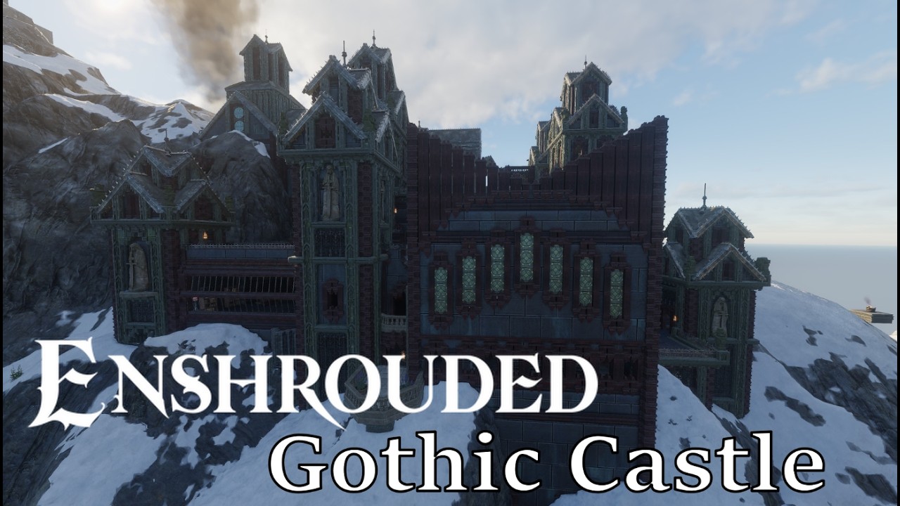 Gothic Castle Build Showcase (Fully Decorated!)