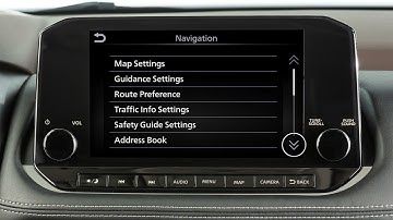 2022 Nissan Maxima - Navigation Settings (if so equipped)