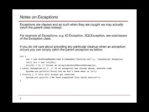 Introduction to Java Module 16