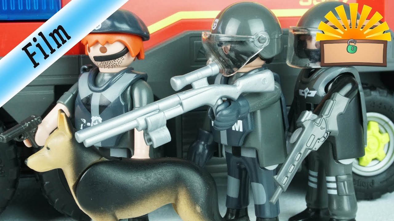 GEISELNAHME am FLUGHAFEN - SEK & POLIZEI EINSATZ - Playmobil Film deutsch Geschichte NEU