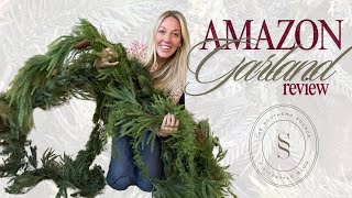 Honest Faux Garland Review! Amazon real-touch garland strands