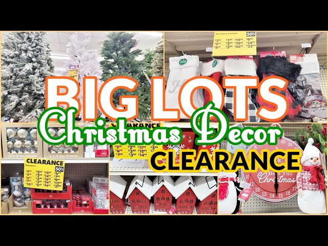 BIG LOTS CHRISTMAS DECOR CLEARANCE SHOP WITH ME 