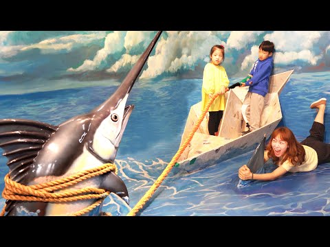 다리가 다 찢어져?!! 서은이의 얼라이브 하트 어린이 박물관 방탈출하기 체조 악어 Alive Heart Theme Museum