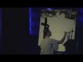 Jesus painting performance upside down at watermark church dallas texas