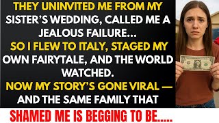 UNINVITED FROM MY SISTER’S WEDDING, I STAGED MY OWN FAIRYTALE IN ITALY..
