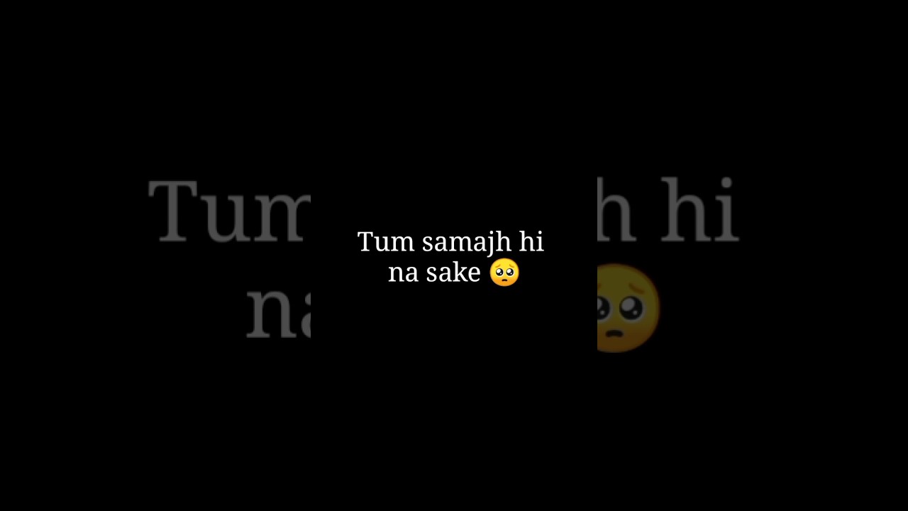 Tum Samajh Hi Na Sake 💔 | Sad Shayari | 