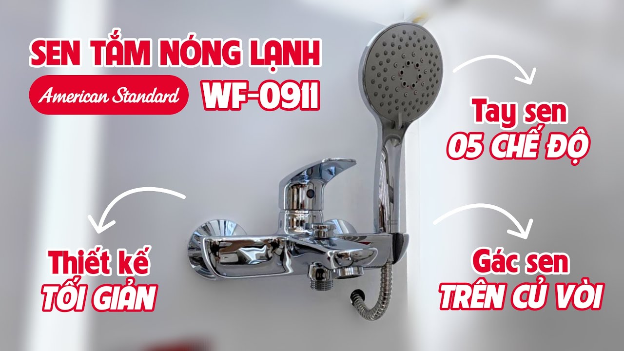 Sen tắm gắn tường American Standard WF-0911 (WF0911) nóng lạnh