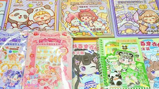 unboxing cute kawaii sticker🌈 Immersive ASMR unbox stickers journal