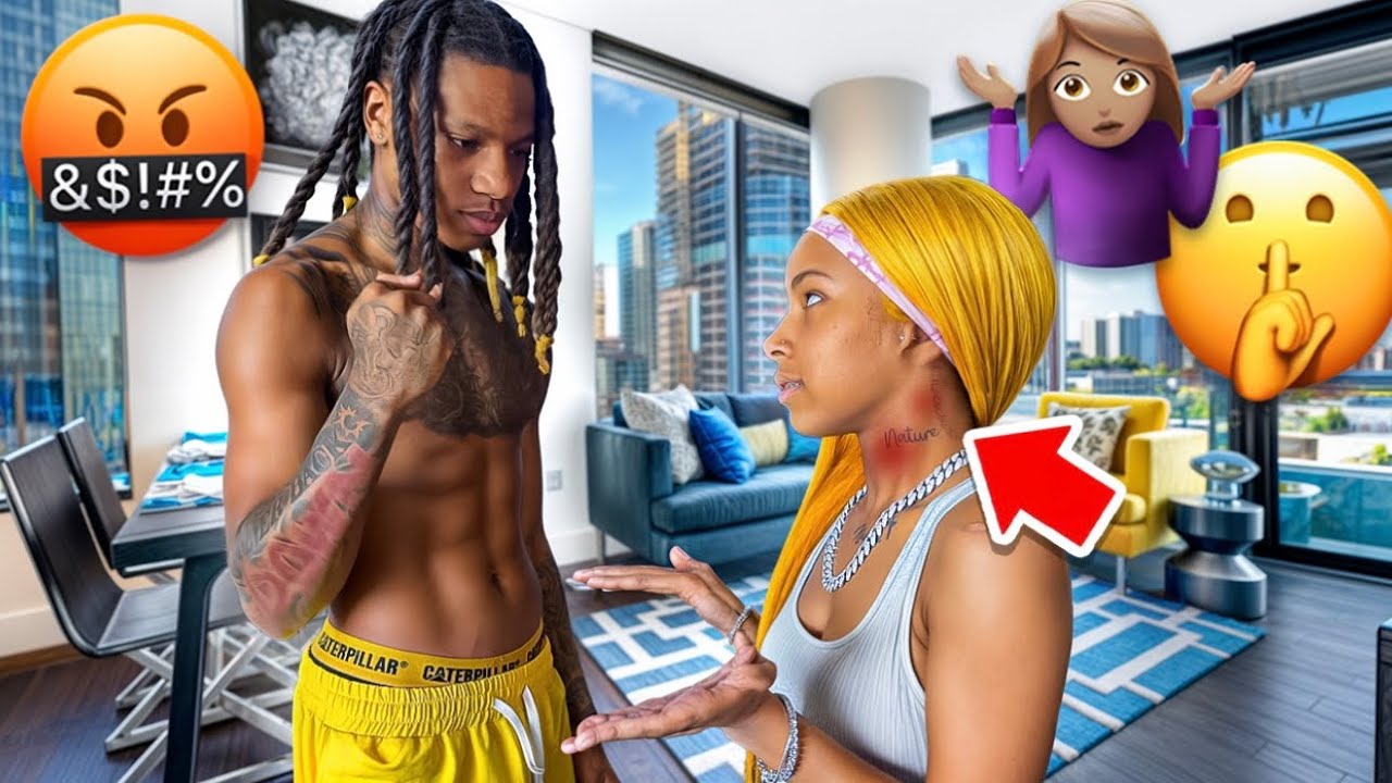 BJ нашел засос на моей шее *ОН СОШЕЛ С УМА*😨🤯