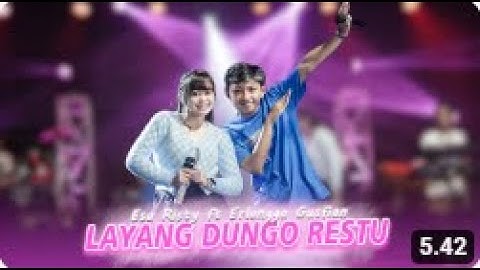Layang Dungo Restu - Esa Risty ft Erlangga Gusfian (Official Live Music) Tak tulis layang kangen iki