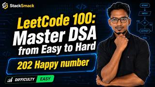202. Happy Number - Easy Explanation | LeetCode 100: Master DSA #1 #dsa #leetcode #fyp #explore #yt