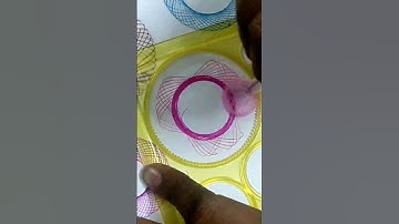 Simple spirograph design Geometric shape498 #shape #art #ytshort #funnypa #shorts #ytshort #tranding