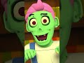 Saudara zombie itu terkejut melihat giginya 🦷 🦷 #zombie #kerangka #shorts #kidssongs