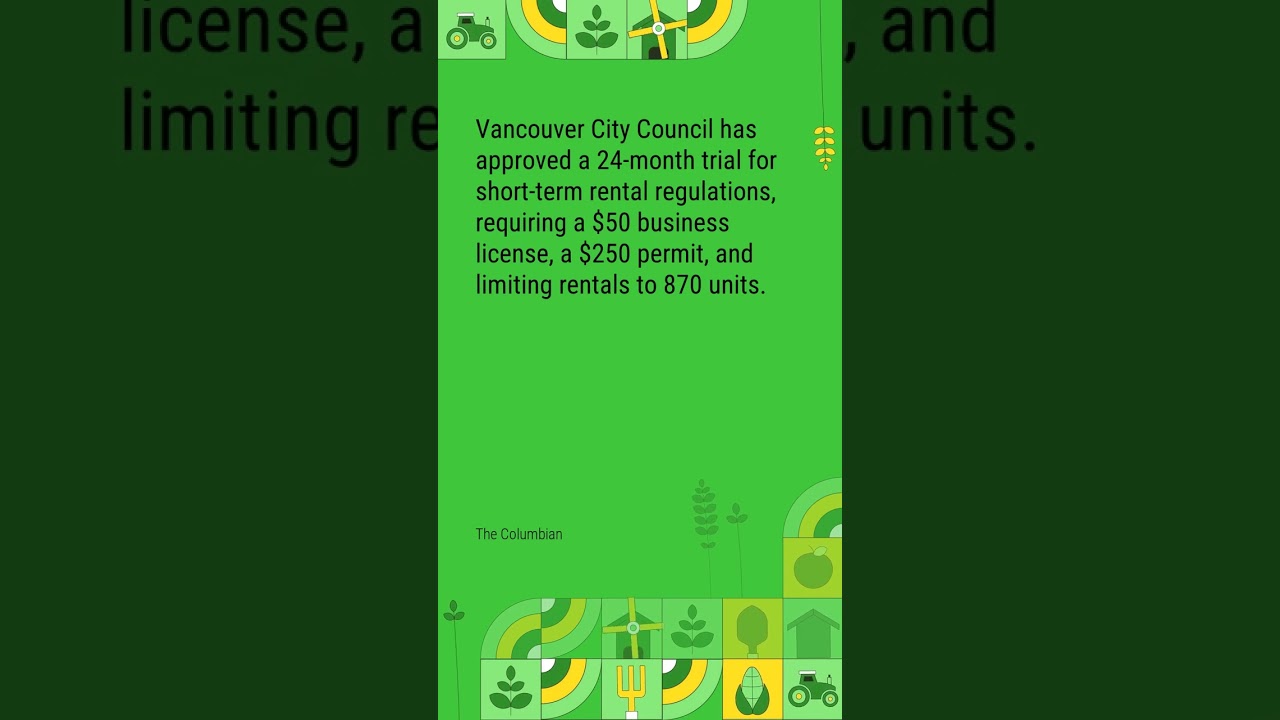 Vancouver City Council adopts short-term rental rules for 24-month pilot period
