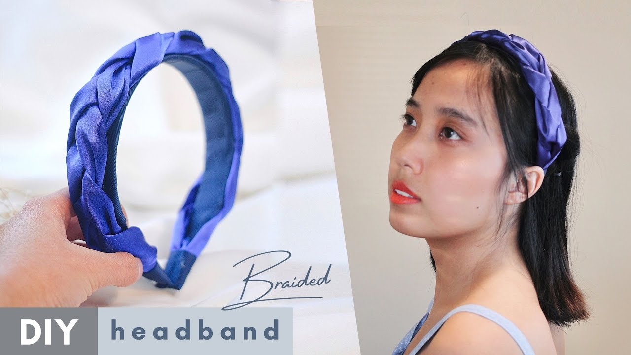 DIY Blue Braided HEADBAND | Easy Handmade Hair Accessories 