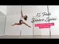 15 Pole Dance Spins into Climbing from Beginners to Advanced