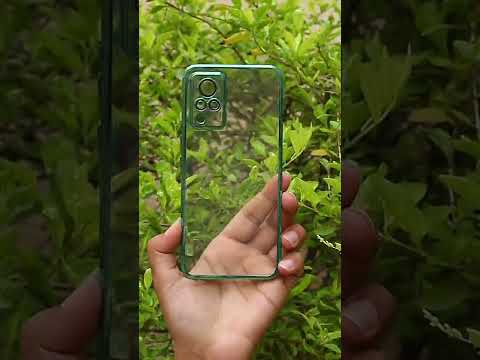 Green Chrome Transparent Case for Vivo V21