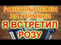 РАЗБОРЫ ПОД ГАРМОНЬ! Я ВСТРЕТИЛ РОЗУ!