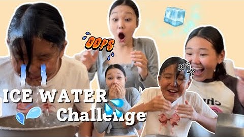 WHO KNOWS ME BETTER ICE WATER CHALLENGE🧊💦😭