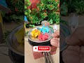 Miniature Flower Cake in My Tiny Village Kitchen 🌸🎂🔥 | Miniature Cooking #shorts