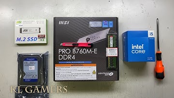 intel Core i5 14400 msi PRO B760M-E DDR4 AGi SSD mbox MATRIX II mini MATX PC Case Computer Build