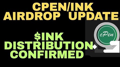 CPEN & INK AIRDROP UPDATE | $ INK AIRDROP DISTRIBUTIE + KYC VERIFICATIE UPDATE | DOE DIT NU