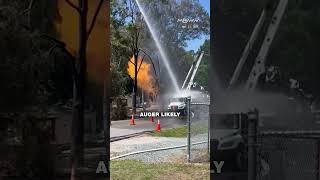 Utility Crew Hits Gas Line, Triggering Massive Fireball In North Carolina Neighborhood