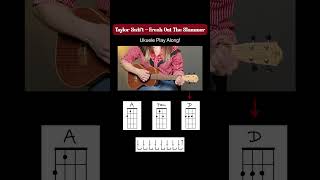 Taylor Swift - Fresh Out The Slammer Easy Beginner Ukulele Tutorial ♥️ #ukulele #ukuleletutorial