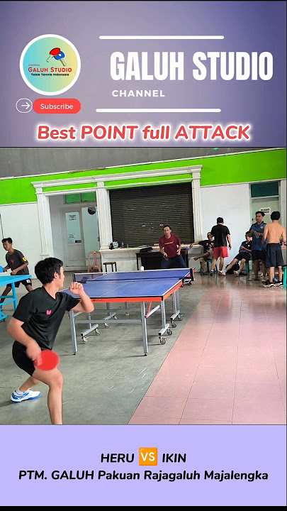 Best POINT full ATTACK #HERU 🆚 IKIN  #PTM. GALUH Pakuan Rajagaluh #tenismeja #pingpong #shorts