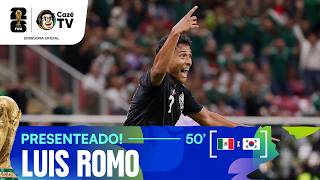 QUE ENTREGADA! LUIS ROMO APROVEITA A FALHA DO GOLEIRO DA COREIA DO SUL E COLOCA O MÉXICO NA FRENTE
