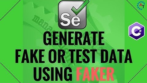 16. Generate Fake or Test Data Using FAKER API in C#