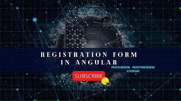 Form Registration In Angular || How to Make A Registration Form In Angular