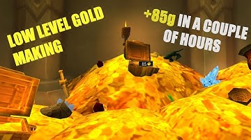 Getting Rich With A Lvl 5 Character | Low Level Gold making - Classic WoW