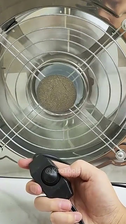 Stainless steel exhaust fan with low noise and high suction power! #tools