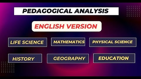 One pedagogical analysis of Life science, Mathematics,History,Geography | B.ed 3rd Sem Practicum
