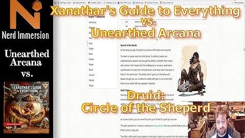 Unearthed Arcana vs Xanathar