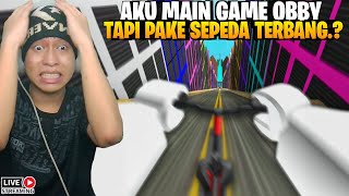 Main obby sepeda tapi sepeda aku bisa terbang. 1 - roblox obby but youre on a bike