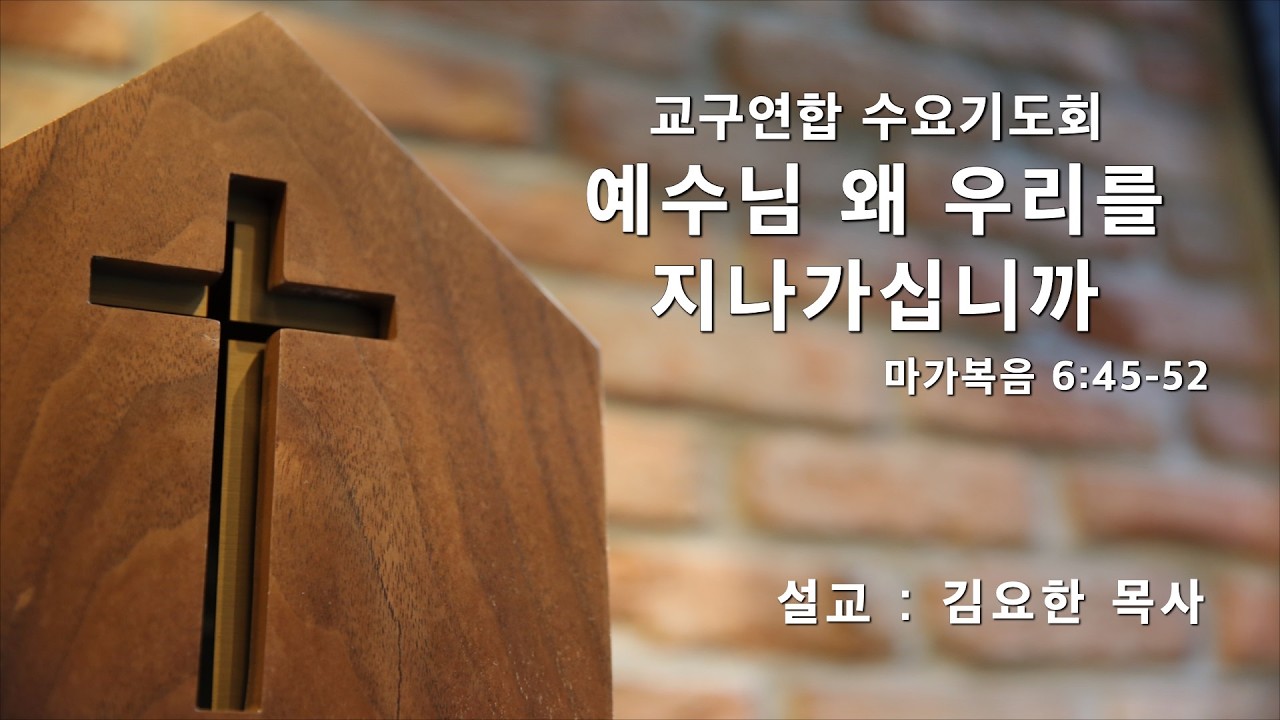 예수님 왜 우리를 지나가십니까