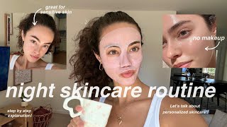 A Guide to GLOWING SMOOTH Skin ✨☁️ | my nighttime skincare routine |