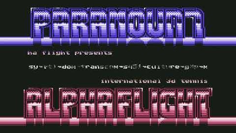 Paramount (P) & Alpha Flight (AFL) Intro 5! Commodore 64 (C64)