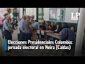 Elecciones Presidenciales Colombia: jornada electoral en Neira (Caldas)