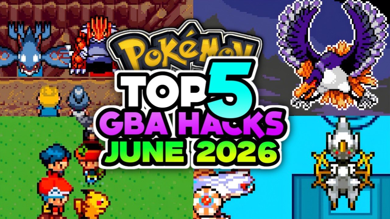 Top 5 BEST Pokémon GBA ROM Hacks Of June 2026!