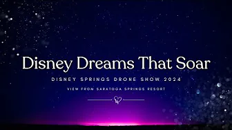 Disney World Drone Show at Disney Springs