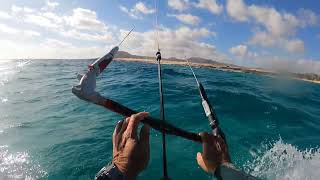 Fuerteventura el burro kite: training day front and back loop strapless