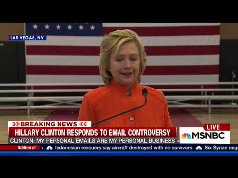 Hillary On Wiping Her Secret Server: “Like With A Cloth?”