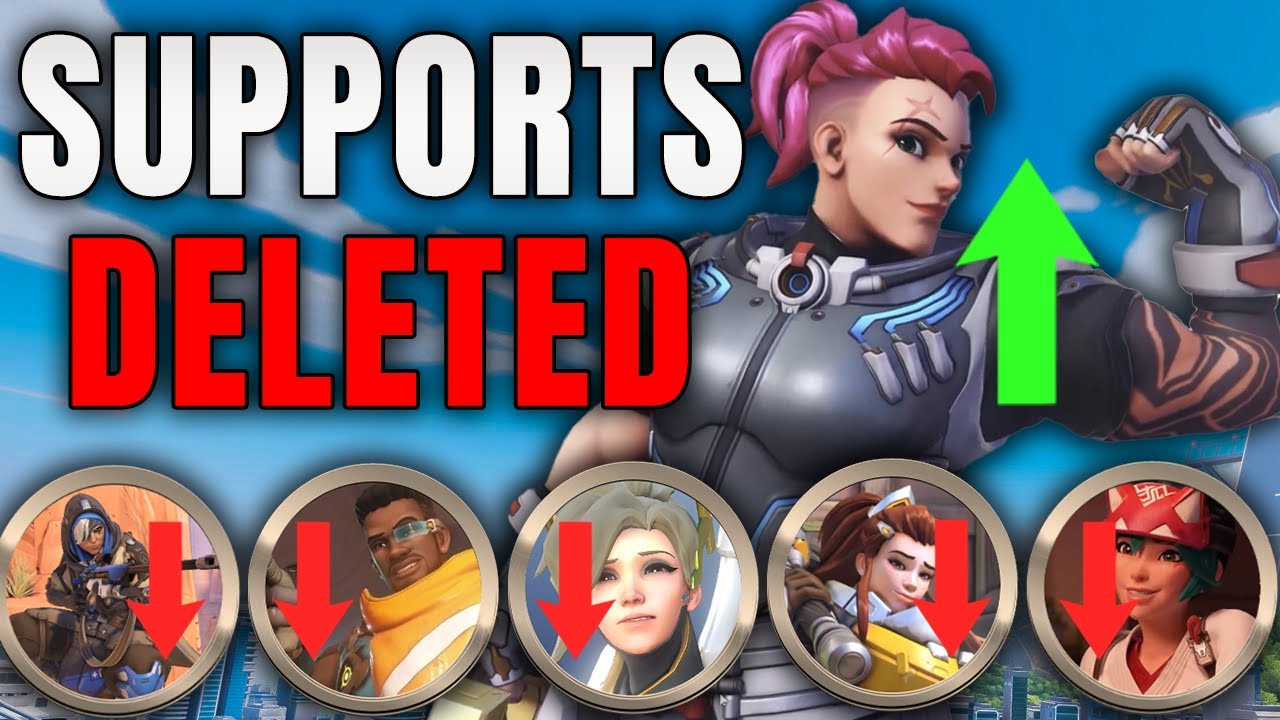 MASS NERFS to EVERY Support + Orisa, Bastion and MORE | Zarya META is HERE - Overwatch 2